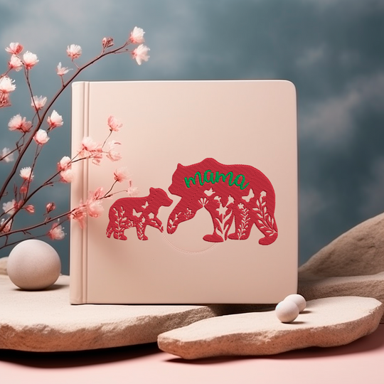 Stickdatei Patch Bärenmama MAMA