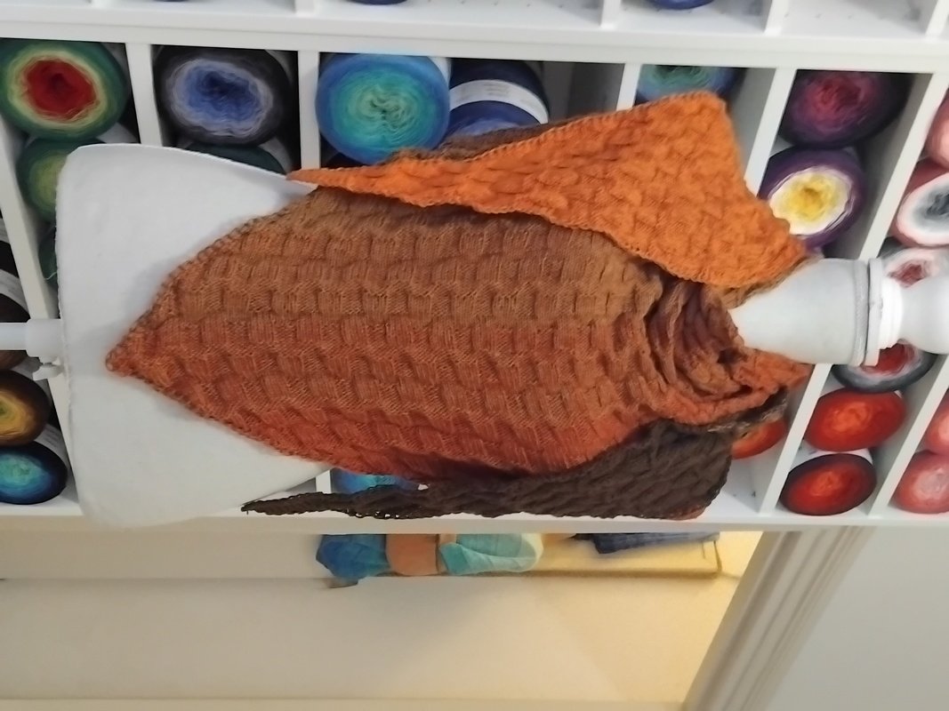 Strickanleitung Tuch Wattwanderung