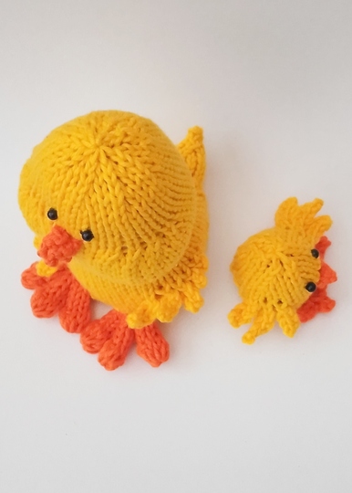 TeaCosyFolk's Easter Chicks Chocolate Cosies Knitting Pattern