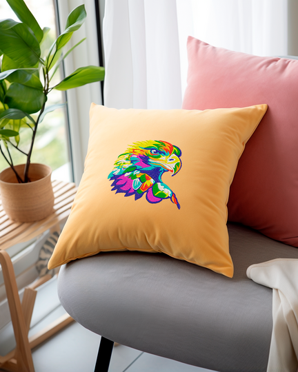 Bright Eagle EIN Bunter Adler IM Aquarelle LOOK Stickdatei