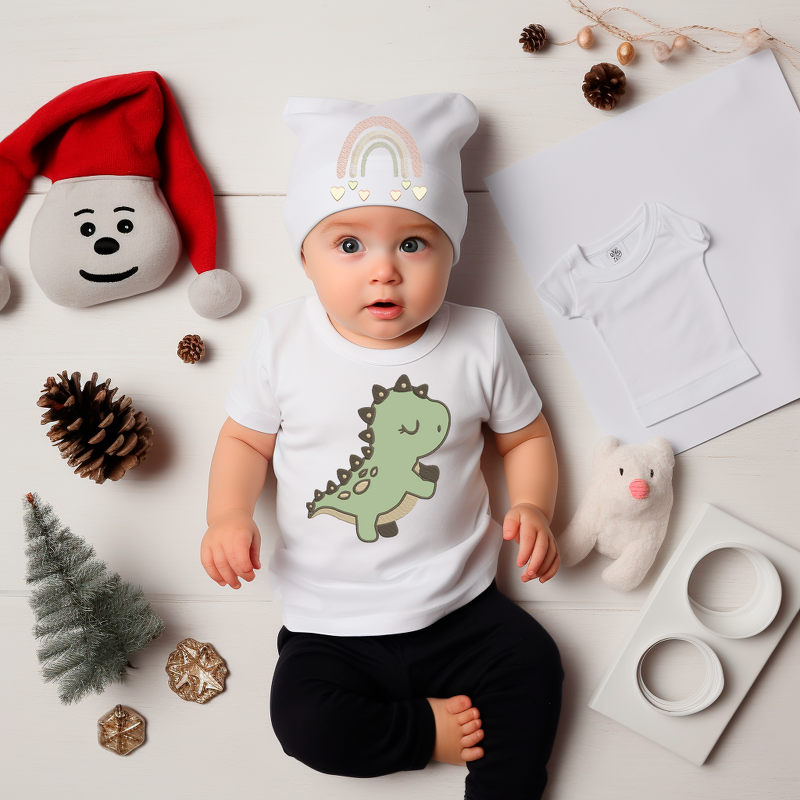 Stickdatei Dinoset 5 DINO Dinoei Regenbogen - Bild 6