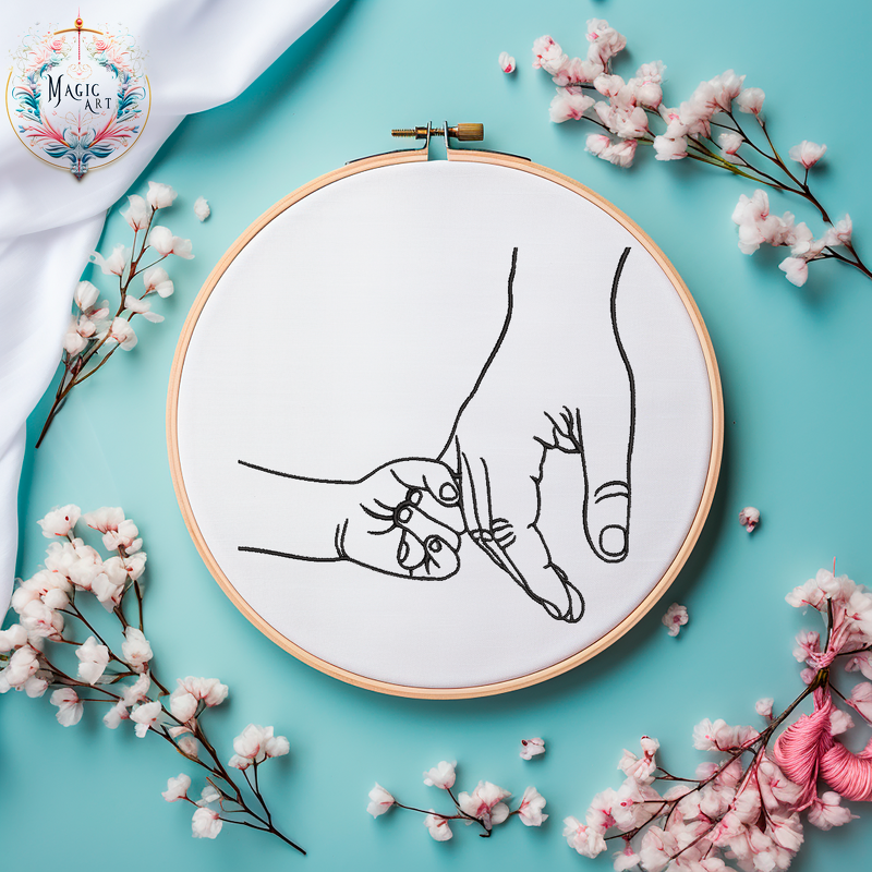 Reich MIR DIE HAND Kinder UND Erwachsenen HAND