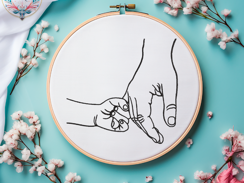 Reich MIR DIE HAND Kinder UND Erwachsenen HAND