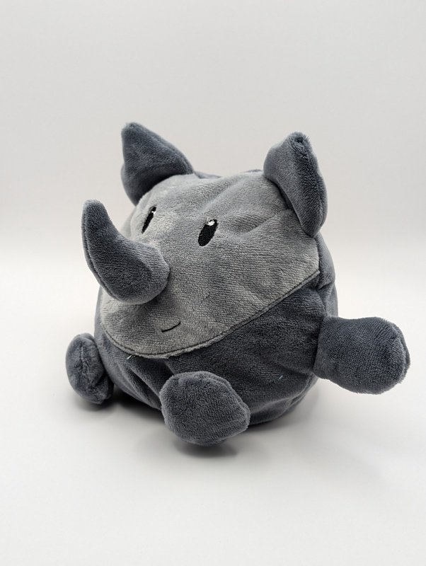 reversible cuddly toy "Krempeltier" rhinoceros Level 1 - sewing instruction