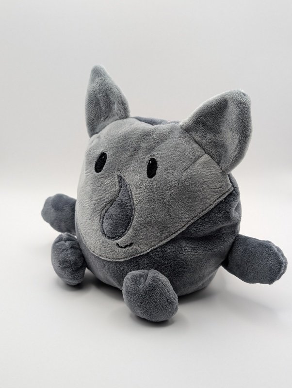 reversible cuddly toy "Krempeltier" rhinoceros Level 1 - sewing instruction - Image 3