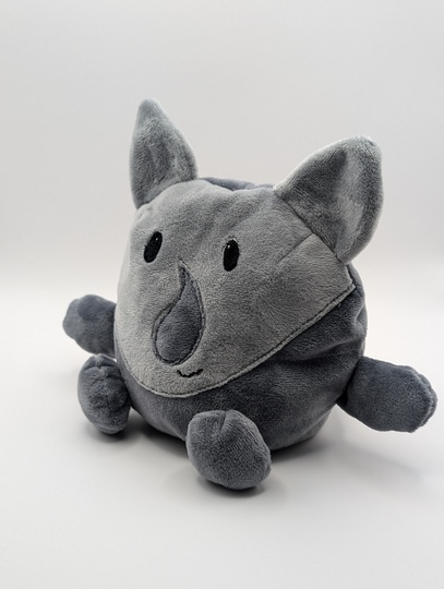 reversible cuddly toy "Krempeltier" rhinoceros Level 1 - sewing instruction