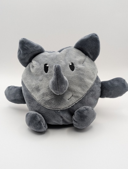 reversible cuddly toy "Krempeltier" rhinoceros Level 1 - sewing instruction