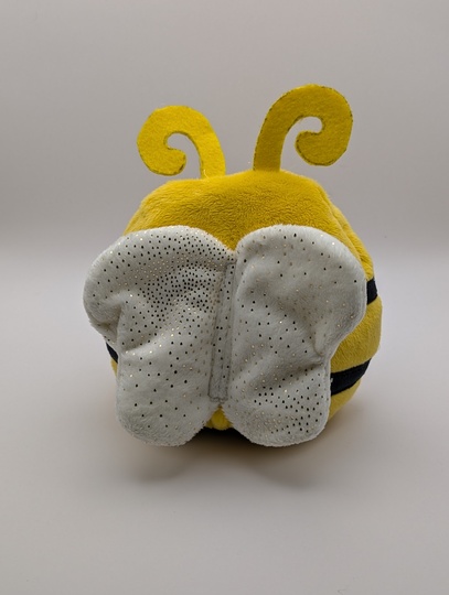 reversible cuddly toy "Krempeltier" bee Level 2 - sewing instruction