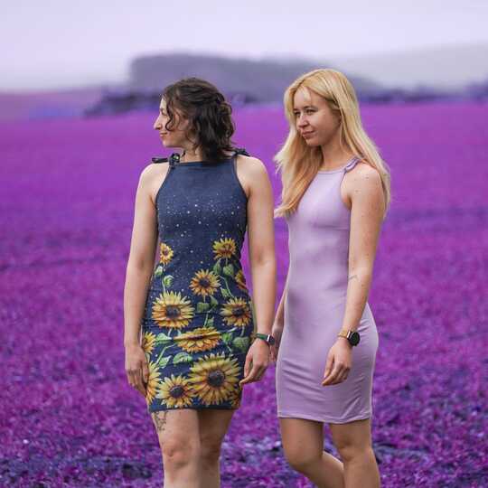 E-Book - Kleid "kleines Buntes" aus 1m Stoff nähen Gr. 32-42