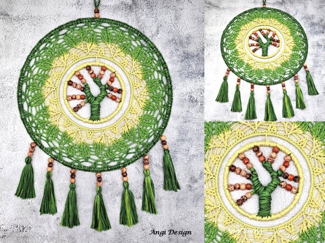 Häkelanleitung Mandala "Lebensbaum"