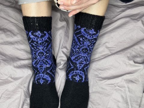 Totenkopffalter - Socken