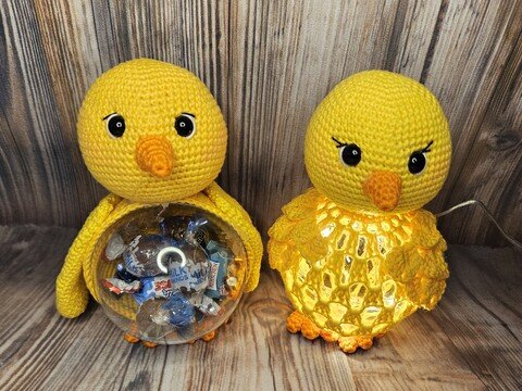 Küken-Lampe und Geschenkbox