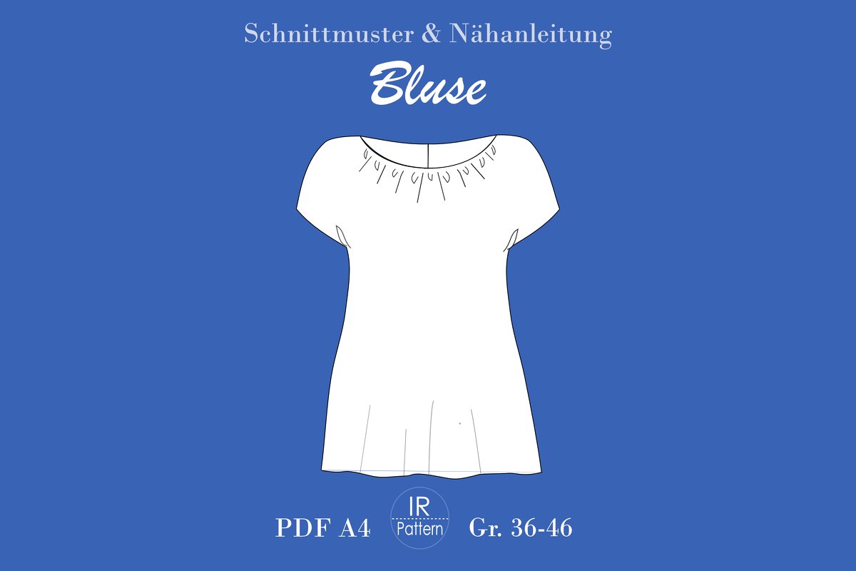 Bluse Schnittmuster und Nähanleitung