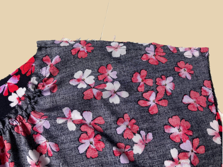 PDF Schnittmuster Sommerbluse mit Kräuselung Schnittmuster und Nähanleitung