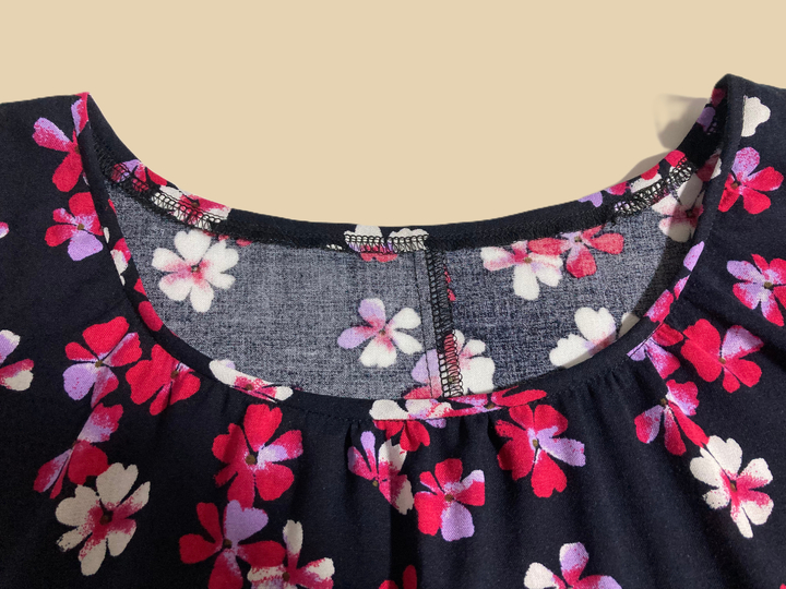 Sommerbluse mit Kräuselung Schnittmuster und Nähanleitung