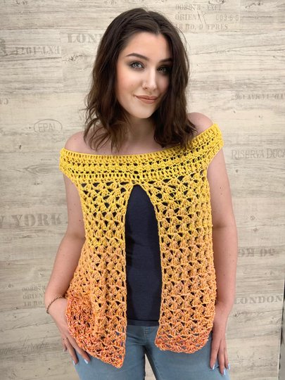 Häkelanleitung "1-BOBBEL-TUNIKA ZITRONENLADY"