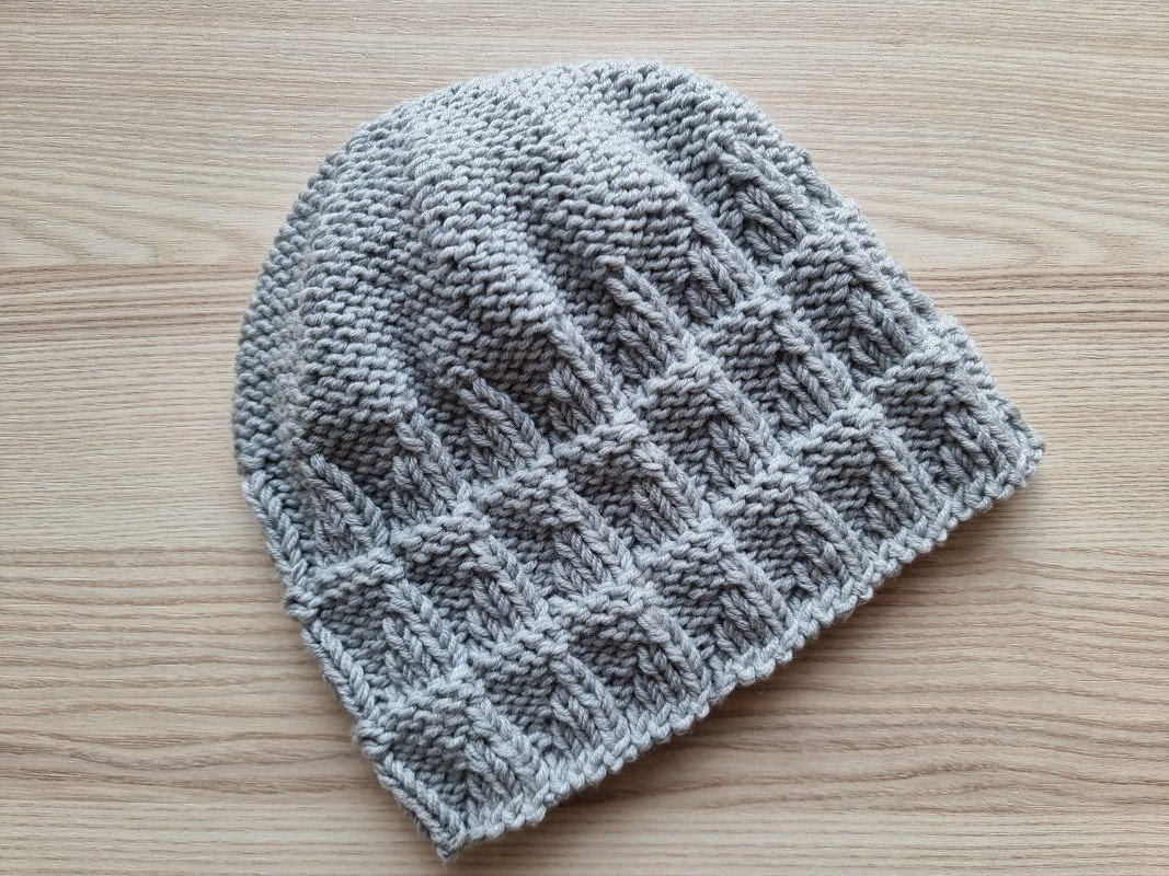 "warmer Dreieckzauber" Herrenmütze PDF-Strickanleitung - Bild 3