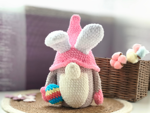 Häkelanleitung: Frühlings- & Oster-Gnom PDF Datei