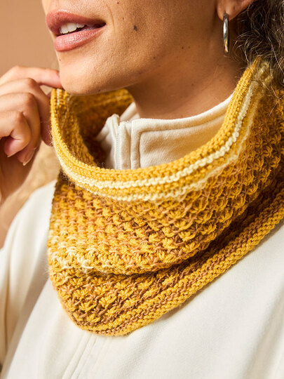 LOOP STERNCHENMUSTER, gestrickt