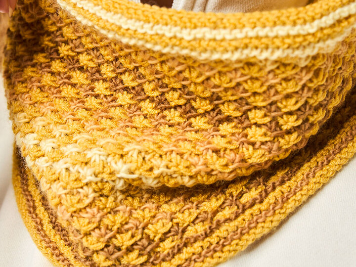 LOOP STERNCHENMUSTER, gestrickt