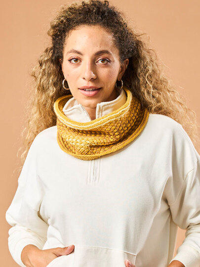 LOOP STERNCHENMUSTER, gestrickt