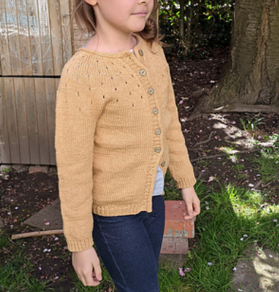 Knitting pattern, Lihan cardigan kids, 0-7 jahre