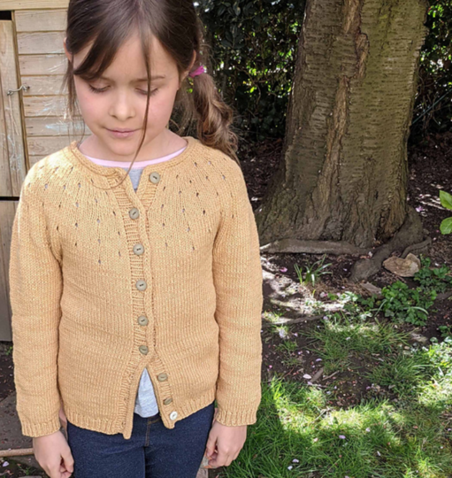 Knitting pattern, Lihan cardigan kids, 0-7 jahre