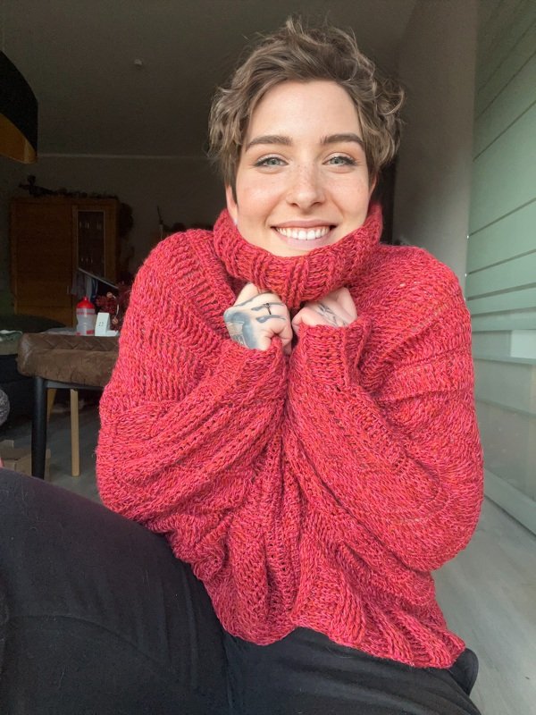 Häkelanleitung Rollkragenpulli "FOXY GIRL" - Bild 2