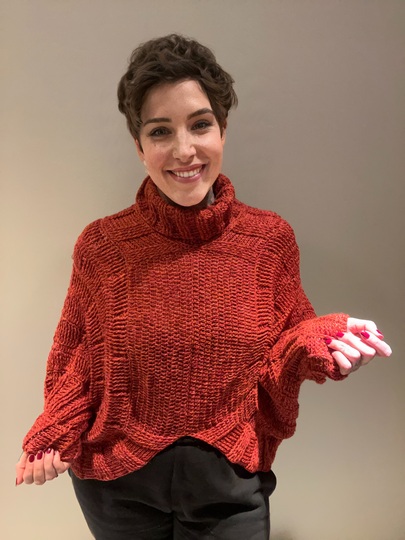 Häkelanleitung Rollkragenpulli "FOXY GIRL"