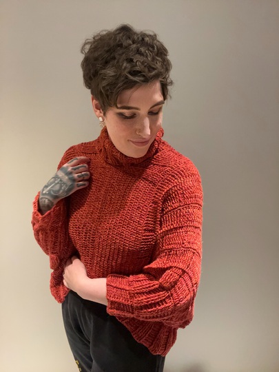 Häkelanleitung Rollkragenpulli "FOXY GIRL"