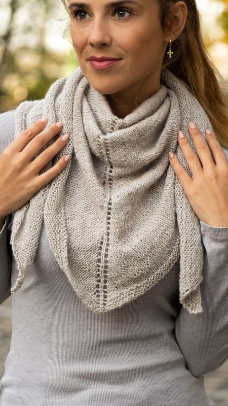 Edles Dreieckstuch mit Videoanleitung - Bild 4