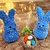 Peep Bunny Crochet Pattern - 5 Inch Plush with Jute Basket & Carrot