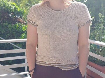 Knitting pattern, YPS top, BU 91-160 cm
