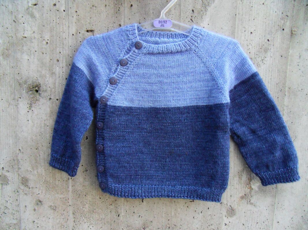 Schlüttlistrickanleitung Gr. 86/92