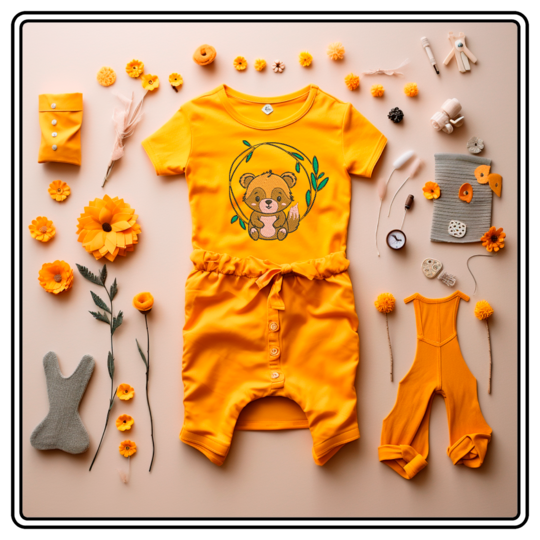 Waschbär IM Rahmen Stickdatei