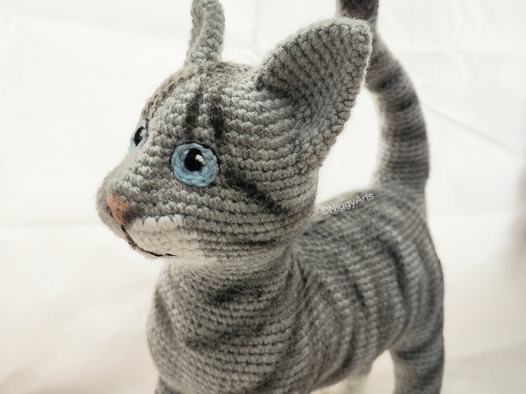 young cat (no sewing) - crochet pattern by NiggyArts - Image 2