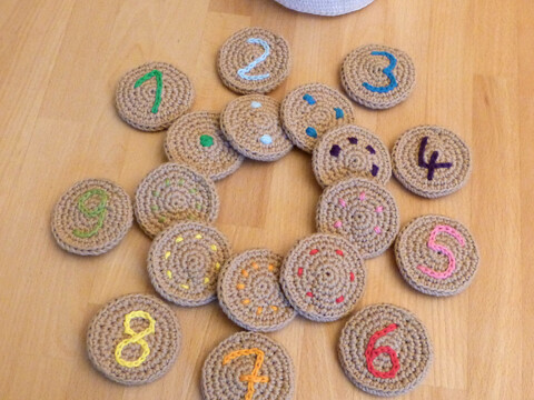 Crochet pattern cookie memory game