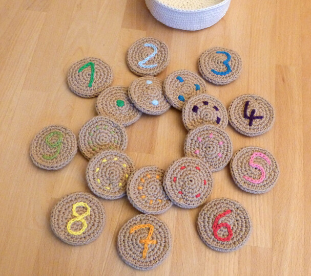 Crochet pattern cookie memory game