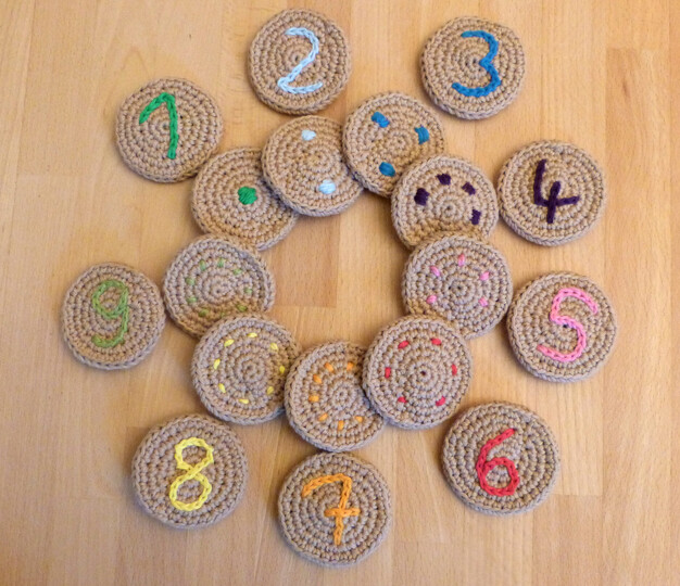 Crochet pattern cookie memory game