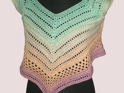 Shirt Ponchoart Häkelanleitung