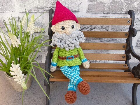 WALDEMAR - Häkelanleitung Gartenzwerg