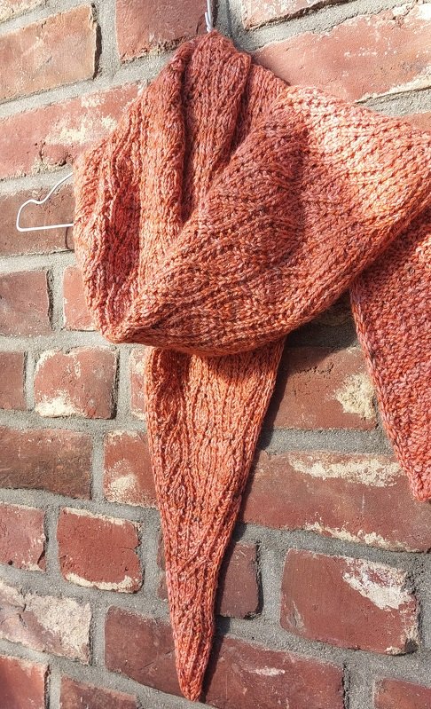 Anleitung, Strickanleitung, Freya shawl, Tuch, Minituch, Dreieckstuch