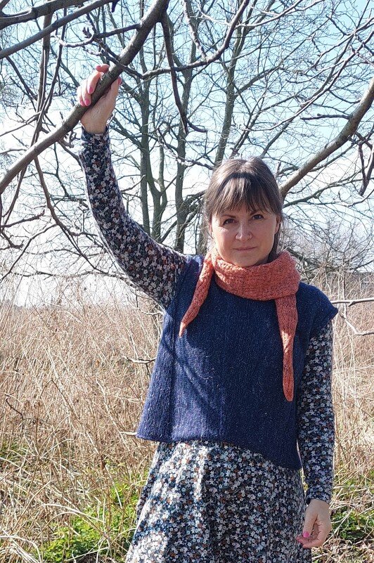 Knitting pattern, FREYAshawl, minishawl, onesize - Image 10