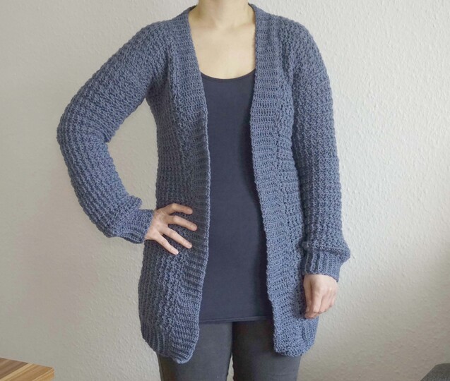 Häkelanleitung: Strickjacke