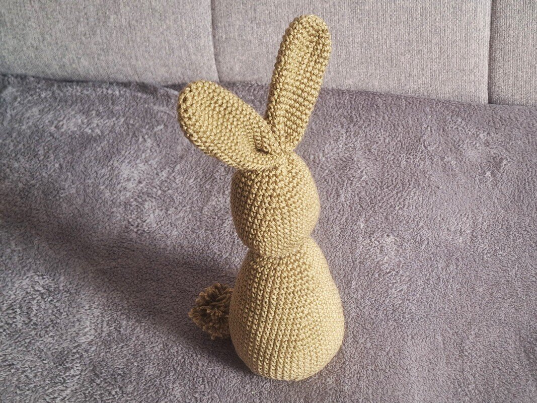 Rabitt Silhouette - Doorstop - Windowstop - Dekoration - Crochet Pattern - Image 2