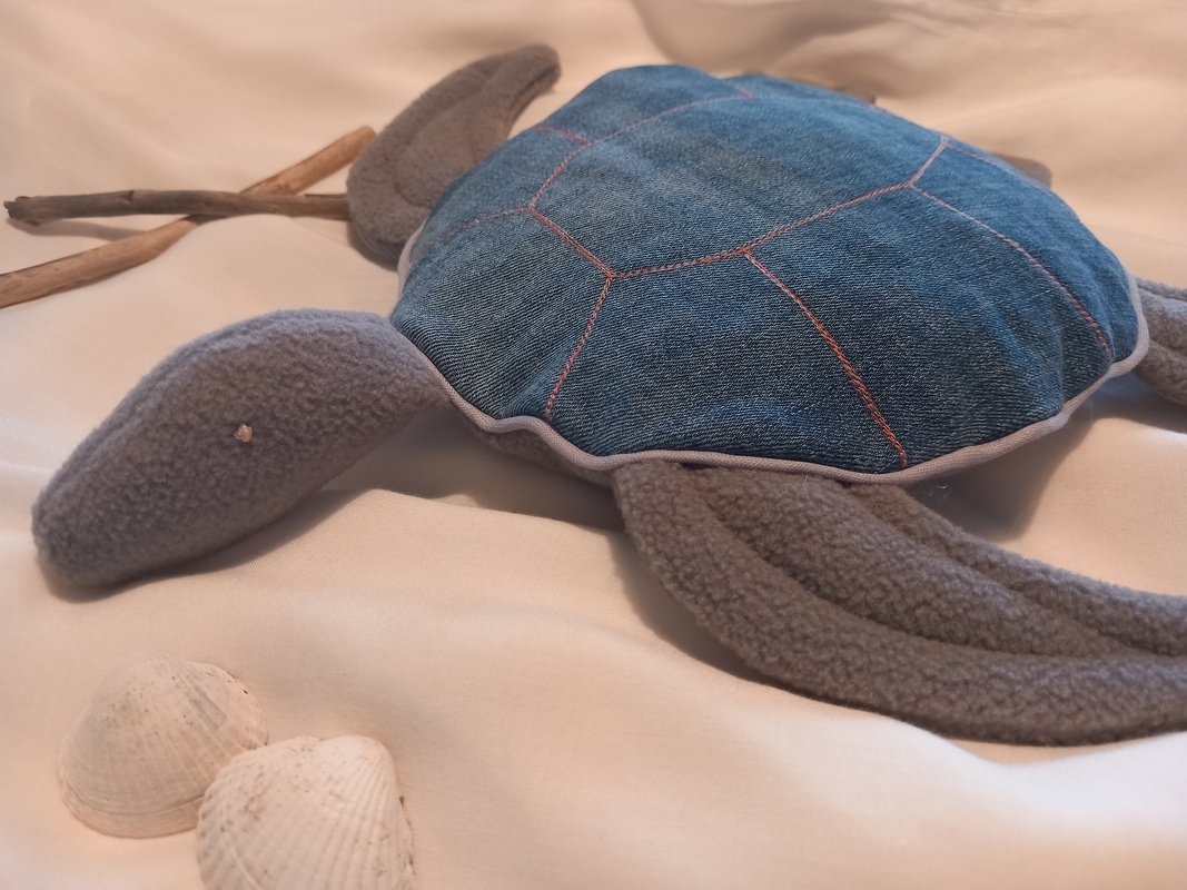 Schildkröte als Kuscheltier/Wärmekissen nähen - Anleitung & Schnittmuster - Bild 8