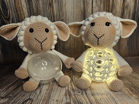 Schaf-Lampe & Schaf-Geschenkbox