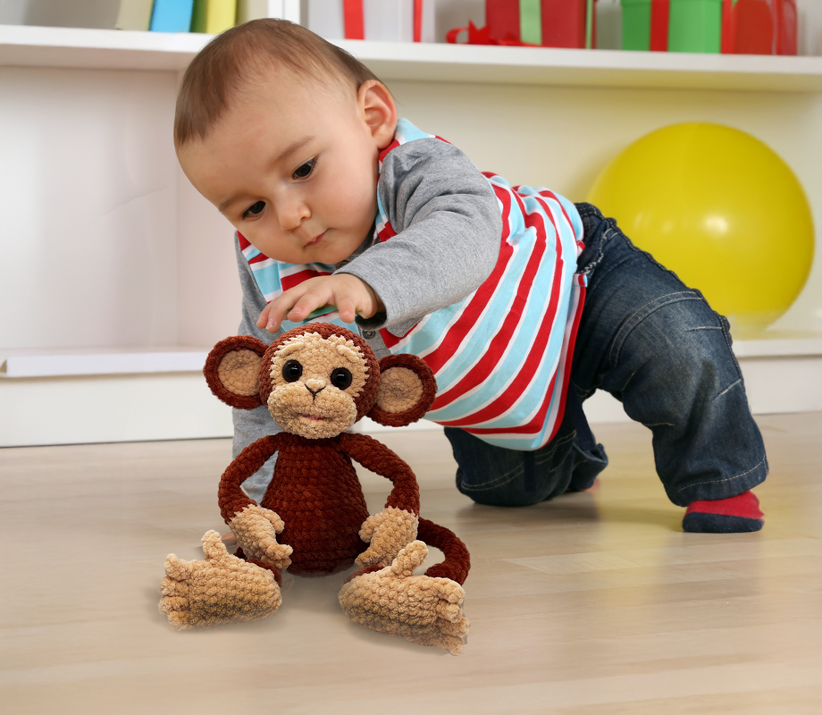 Amigurumi Little Monkey. PDF crochet pattern for plush monkey . - Image 2