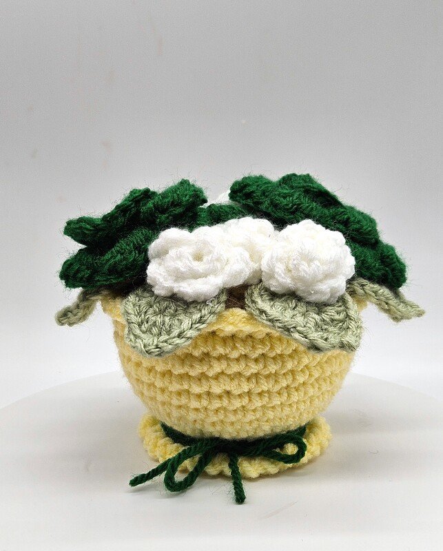 Everlasting Roses in a Pot- Crochet Pattern - Image 5