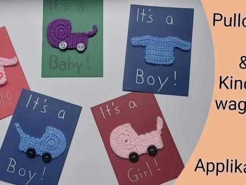 Mini Pullover & Kinderwagen Applikation